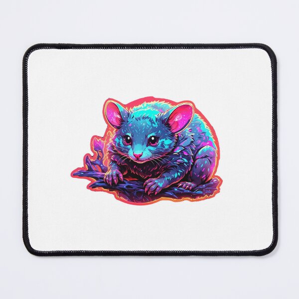 Item preview, Vibrant rainbow opossum designed and sold by LevCreates.