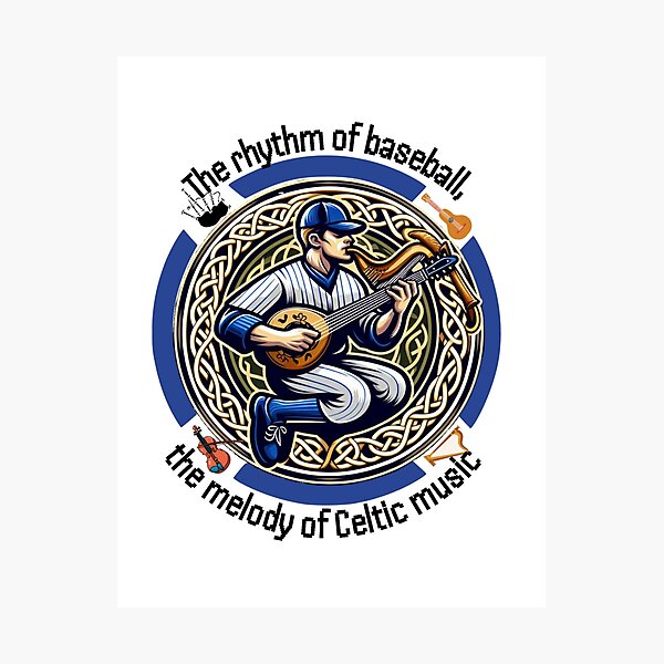 Item preview, The rhythm of baseball, the melody of Celtic music. designed and sold by Umbrella urban.
