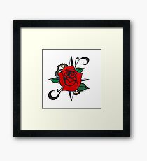 Steampunk Rose Framed Print
