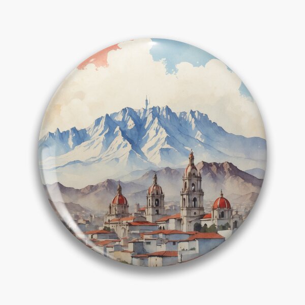 Item preview, Santiago Nuevo Leon Mexico Vintage Travel Tourism designed and sold by TravelersGems.