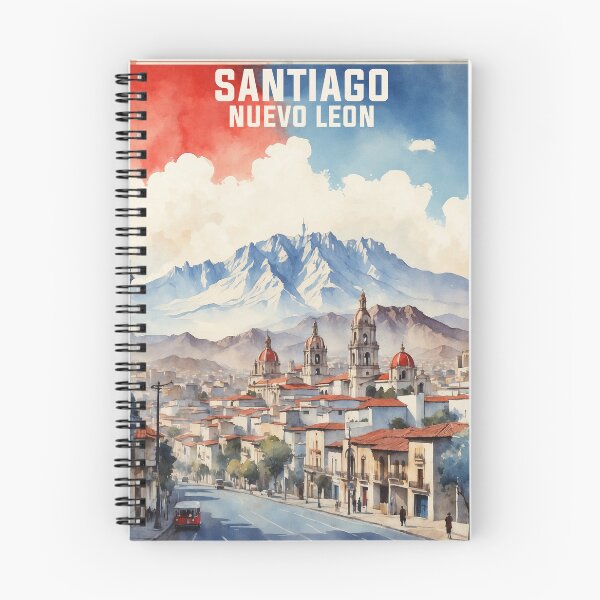 Item preview, Santiago Nuevo Leon Mexico Vintage Travel Tourism designed and sold by TravelersGems.
