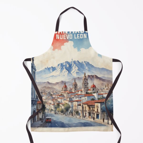 Item preview, Santiago Nuevo Leon Mexico Vintage Travel Tourism designed and sold by TravelersGems.