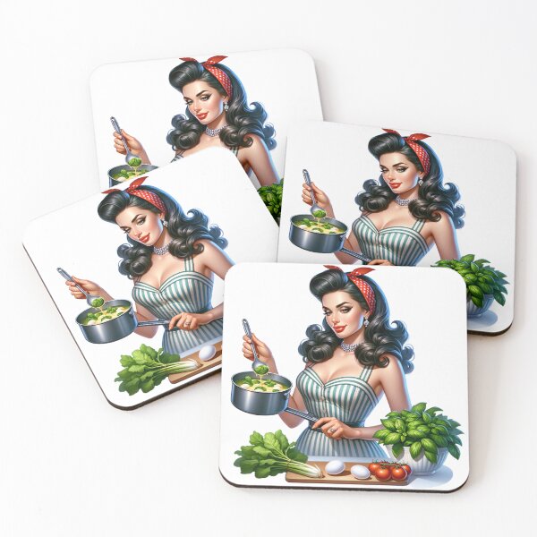 Item preview, Pin Up Girl Cooking designed and sold by PassionforLove.