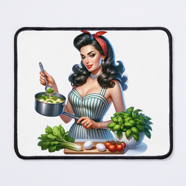Item preview, Pin Up Girl Cooking designed and sold by PassionforLove.