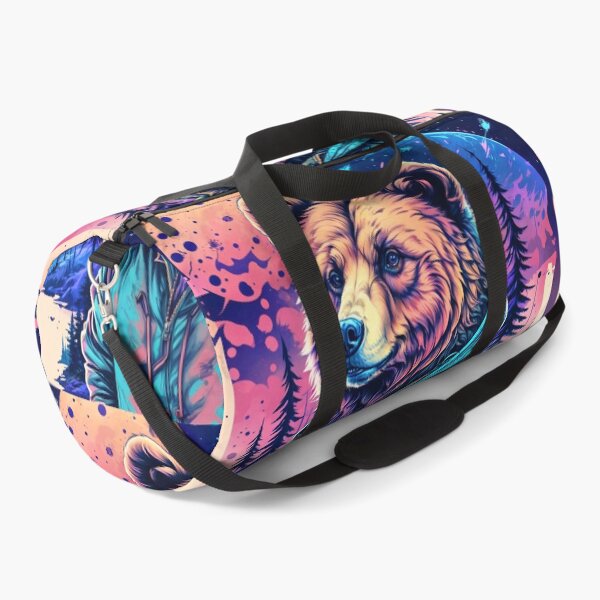Item preview, Colorful bear in an Urban style designed and sold by PixelCraftDSG.
