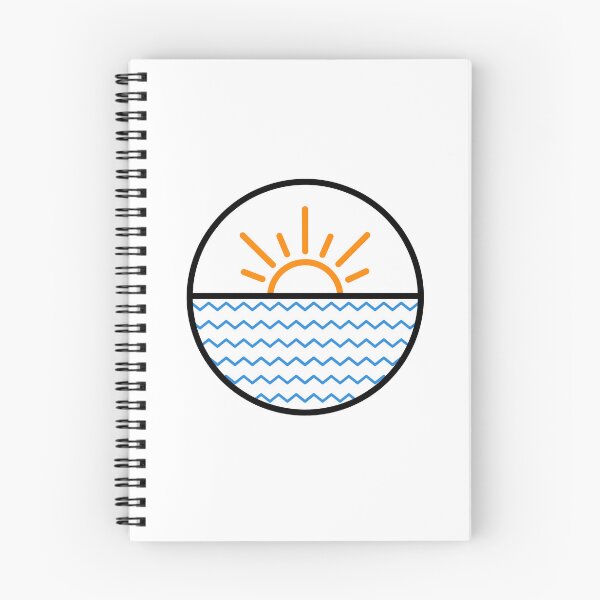 Artikelvorschau, Minimalistisches Wellendesign bei Sonnenuntergang entworfen und verkauft von Dlash.