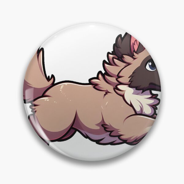Item preview, Chibi Belgian Sheepdog Running designed and sold by City0fDreams.