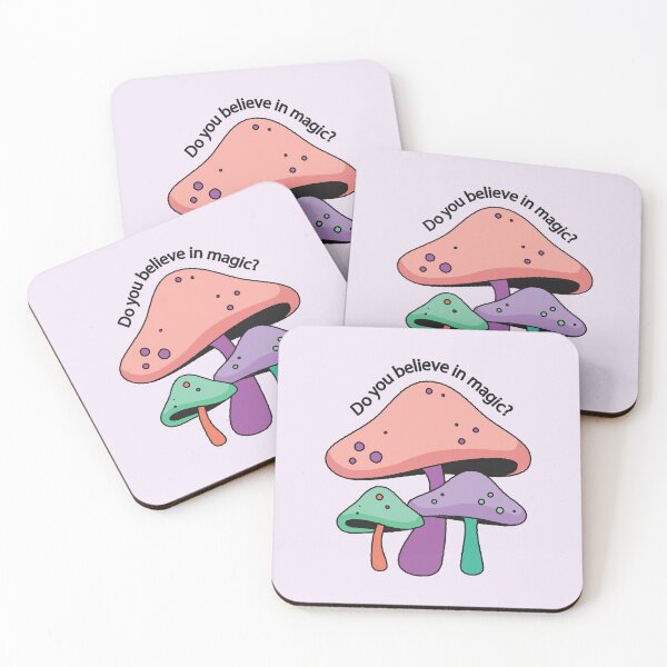 Item preview, Mushroom Magic Sticker - Do you believe in magic? designed and sold by TheOuterSunset.