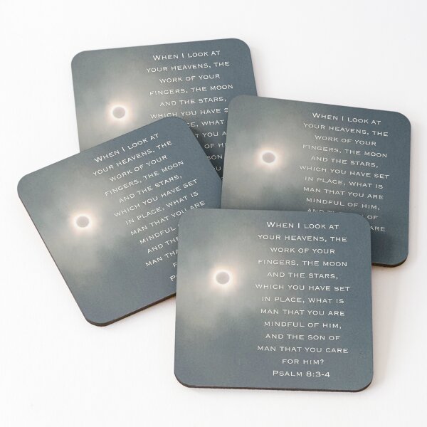 Item preview, April 2024 Total Solar Eclipse Psalm 8 Bible Verse designed and sold by Neeshki.