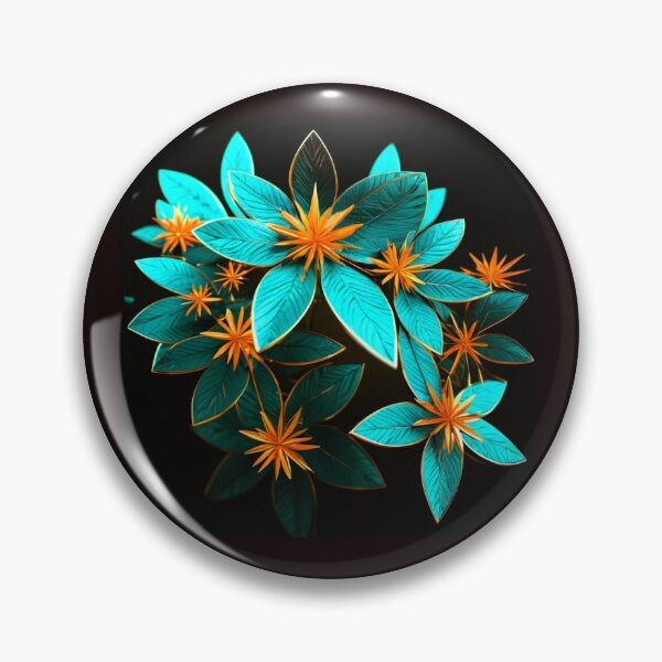 Item preview, star flowers edged with gold designed and sold by janjacbu.