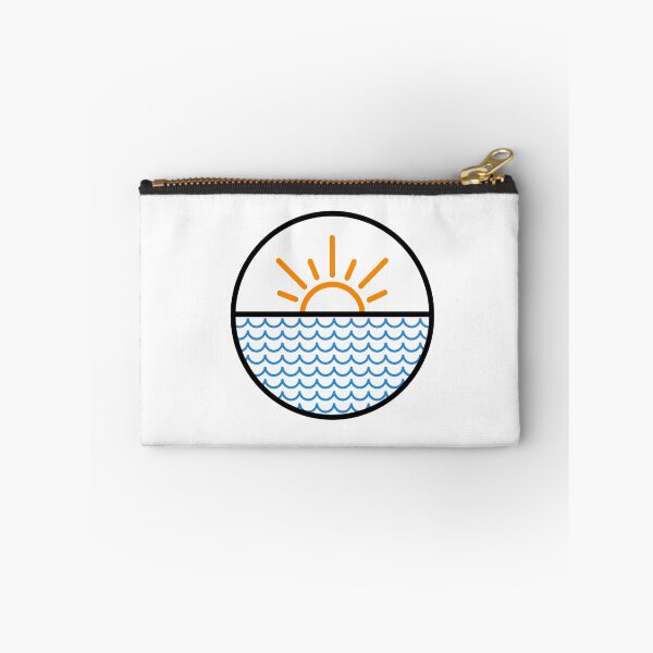 Item preview, Diseño minimalista de ondas al atardecer designed and sold by Dlash.