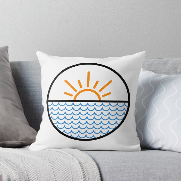 Item preview, Diseño minimalista de ondas al atardecer designed and sold by Dlash.