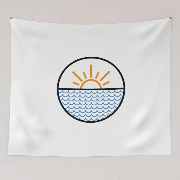 Item preview, Minimalist Sunset Wave Design designed and sold by Dlash.