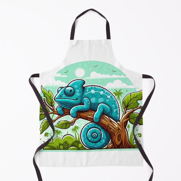 Item preview, a cartoon of an Chameleons resting on a tree designed and sold by MzulhilmiZam.