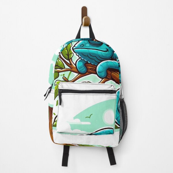 Item preview, a cartoon of an Chameleons resting on a tree designed and sold by MzulhilmiZam.