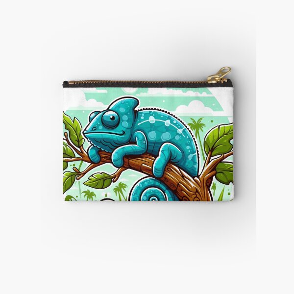 Item preview, a cartoon of an Chameleons resting on a tree designed and sold by MzulhilmiZam.