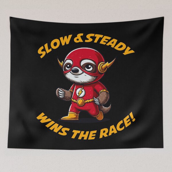 Item preview, Slow & Steady Wins the Race  designed and sold by Ikibrai.