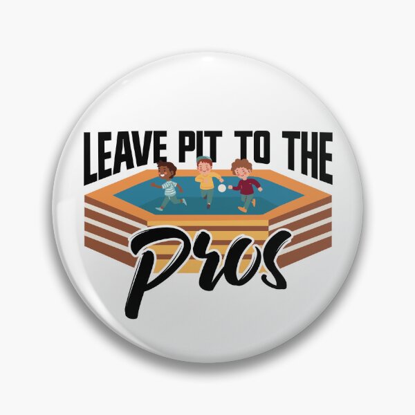 Item preview, Leave Pit To The Pros Dodgeball Game Kids Boys Gaga Ball Gear designed and sold by DynamicDesign.