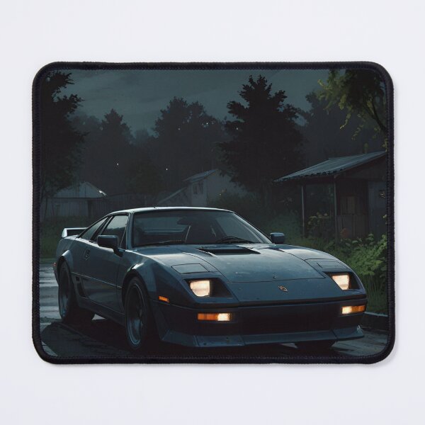 Item preview, Coche deportivo vintage de 1990 en una noche nostálgica. designed and sold by Malshiyuki.