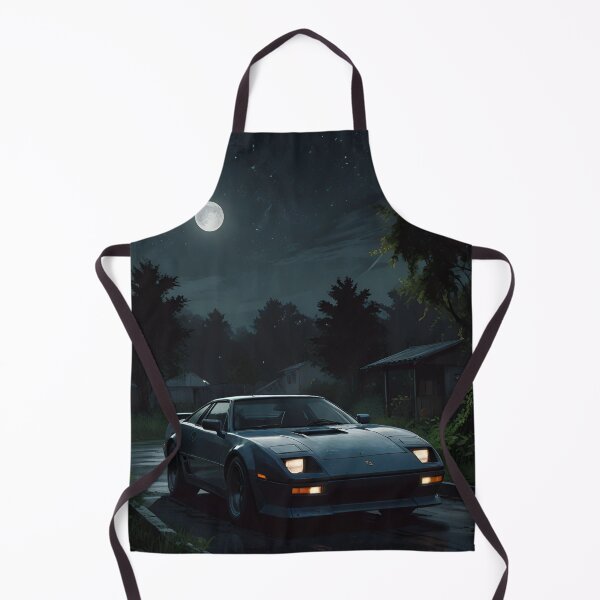Item preview, Coche deportivo vintage de 1990 en una noche nostálgica. designed and sold by Malshiyuki.