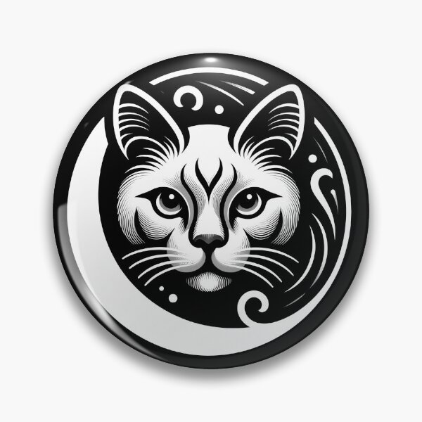 Item preview, Cat line drawing - white/black (2) designed and sold by fatimah-SL.