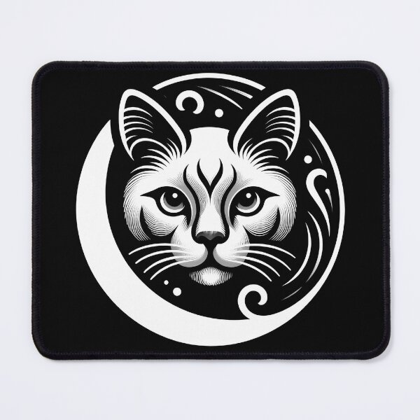 Item preview, Cat line drawing - white/black (2) designed and sold by fatimah-SL.