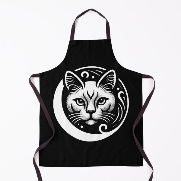 Item preview, Cat line drawing - white/black (2) designed and sold by fatimah-SL.