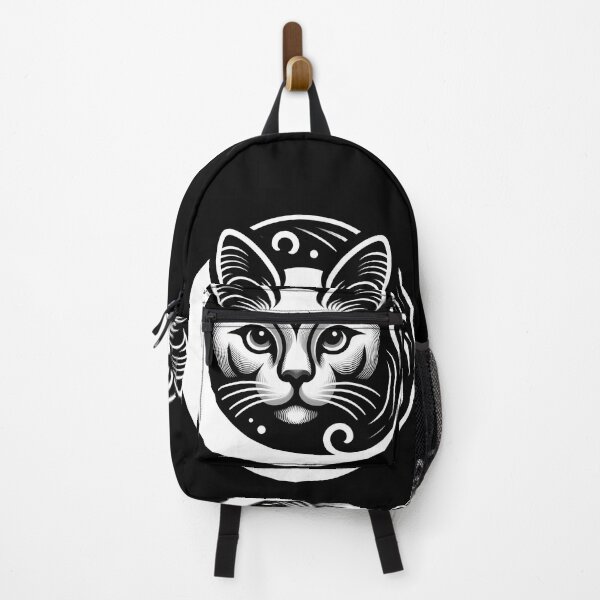 Item preview, Cat line drawing - white/black (2) designed and sold by fatimah-SL.