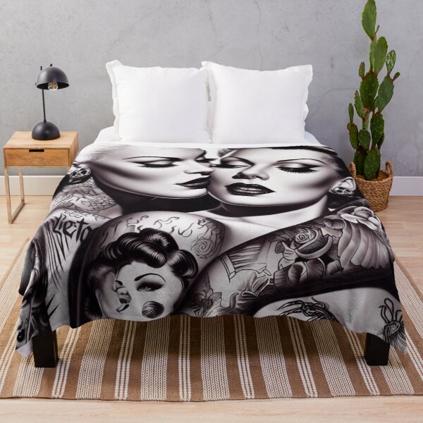 Item preview, Retro Hot Tattoo Girls designed and sold by PulpVintage.