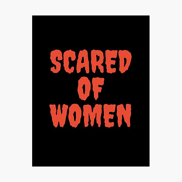 Item preview, SCARED OF WOMEN Classic designed and sold by funkyfabrik.