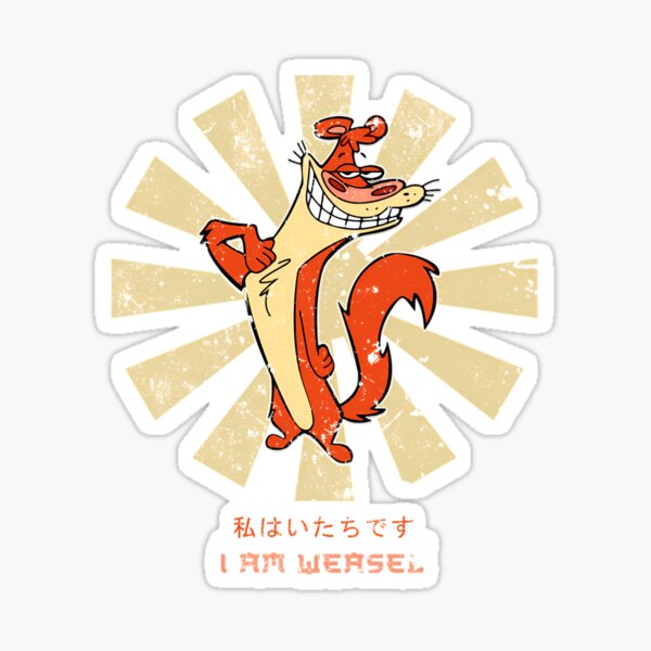 I Am Weasel Stickers for Sale | Redbubble