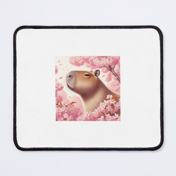 Item preview, Capybara and Cheery Blossom-Drawing Style4 designed and sold by Capybara Art Lover.