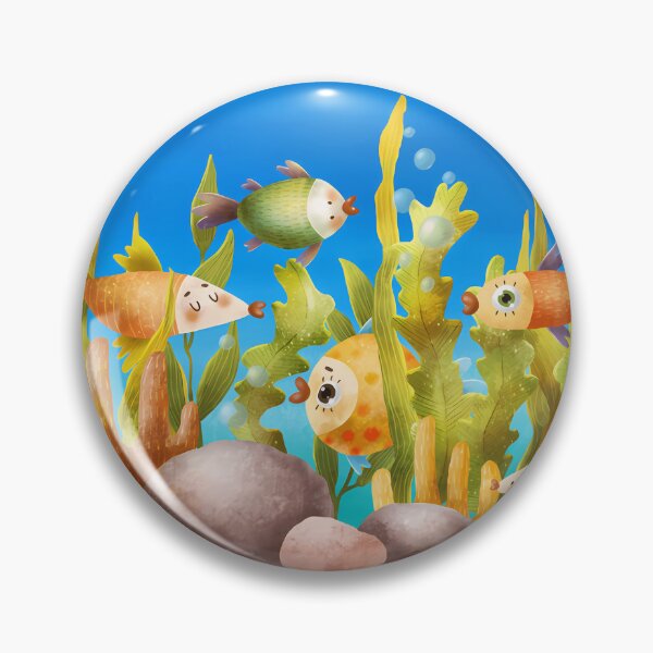 Item preview, Undersea World Cartoon Image  designed and sold by EMIHICKMAN.