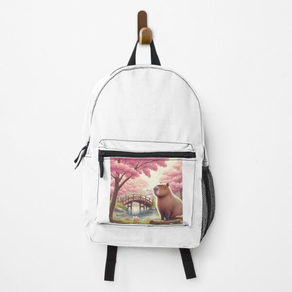Item preview, Capybara and Cheery Blossom-Drawing Style6 designed and sold by Capybara Art Lover.