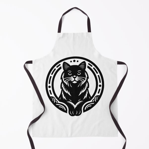 Item preview, Cat line drawing - white/black (3) designed and sold by fatimah-SL.