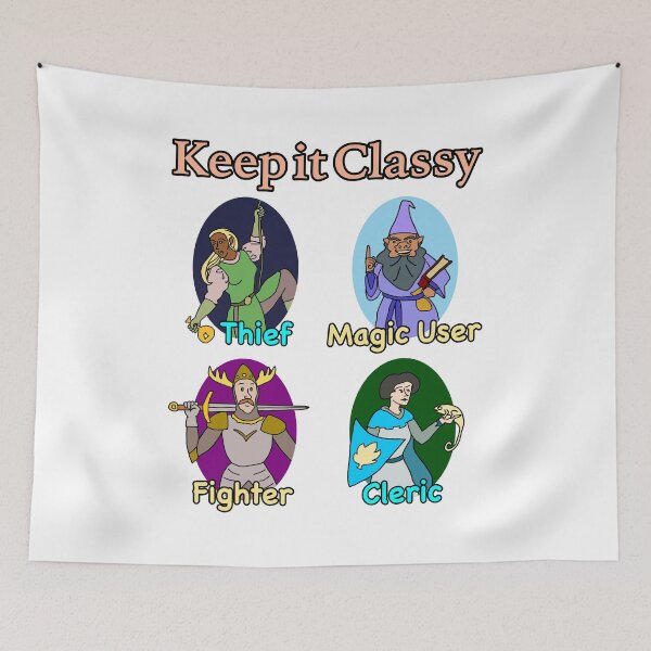 Item preview, Keep it Classy RPG Character Classes designed and sold by BrushAndPen.