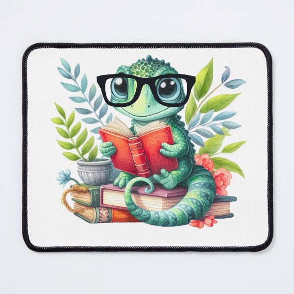 Item preview, Baby Chameleon Reading designed and sold by TheAnimalZ00.
