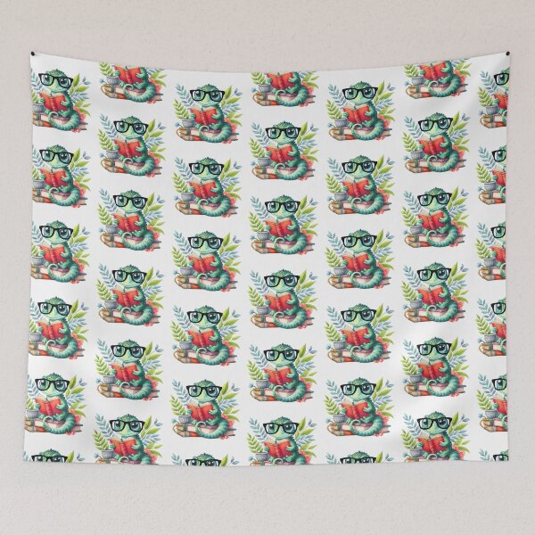 Item preview, Baby Chameleon Reading  designed and sold by TheAnimalZ00.