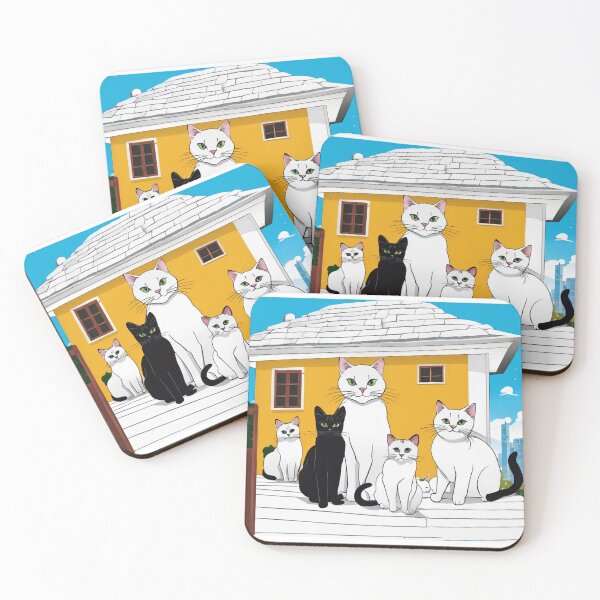 Item preview, Cats having fun at home 8 designed and sold by glauco54.
