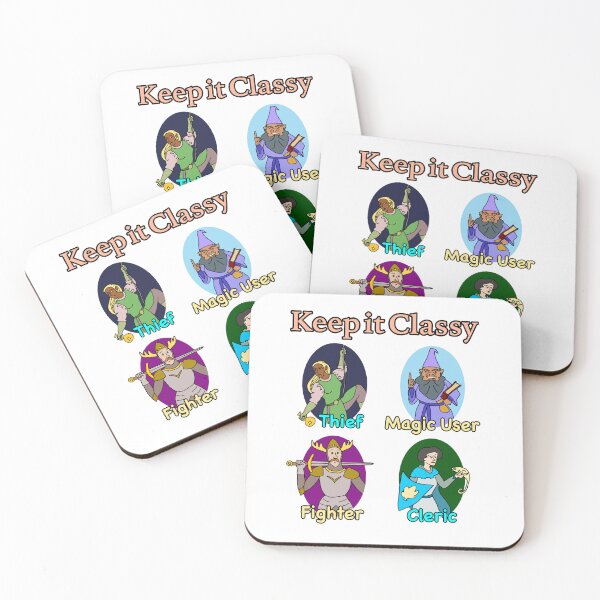 Item preview, Keep it Classy RPG Character Classes designed and sold by BrushAndPen.