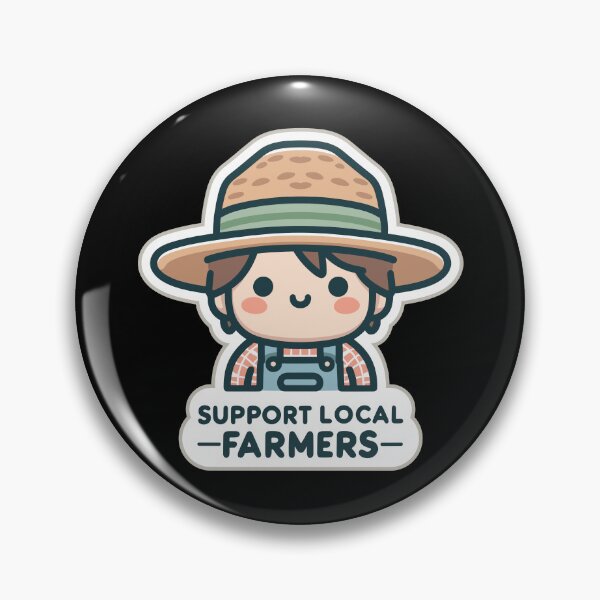Item preview, Support Local Farmers designed and sold by BluRockDesigns.