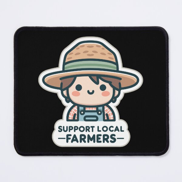 Item preview, Support Local Farmers designed and sold by BluRockDesigns.