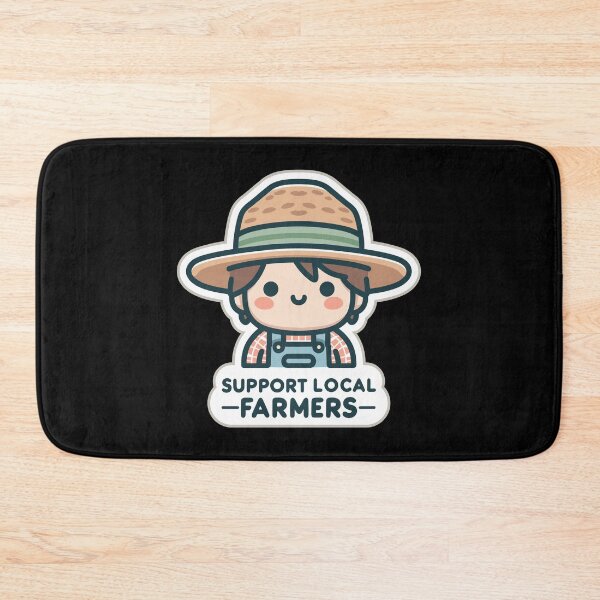 Item preview, Support Local Farmers designed and sold by BluRockDesigns.