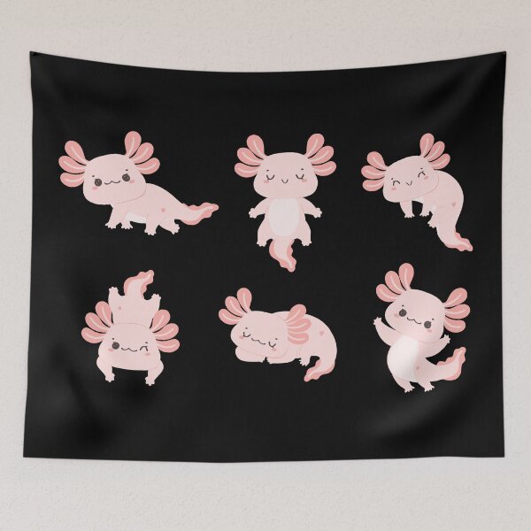 Item preview, Cute Axolotls designed and sold by IvyIsle.