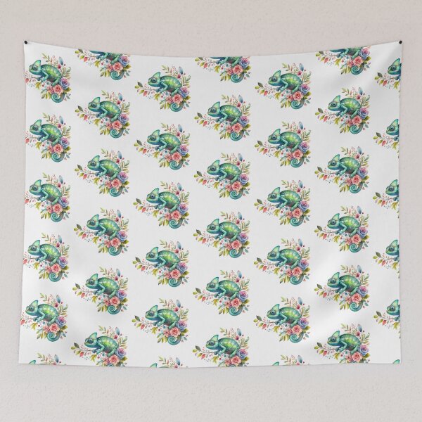 Item preview, Floral Veiled Chameleon designed and sold by TheAnimalZ00.