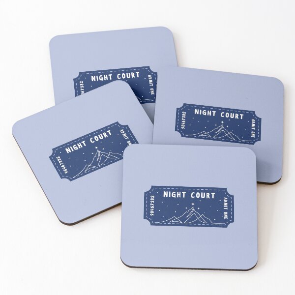 Item preview, Night Court acotar ticket designed and sold by Neadoodles.