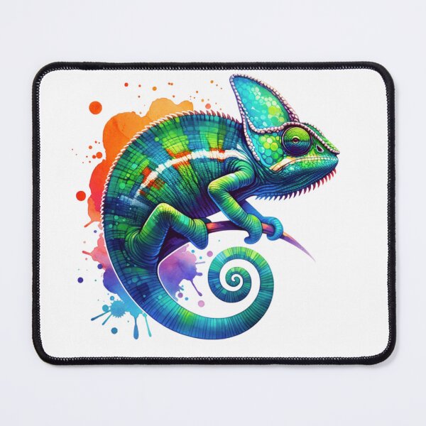 Item preview, Watercolor Veiled Chameleon designed and sold by TheAnimalZ00.
