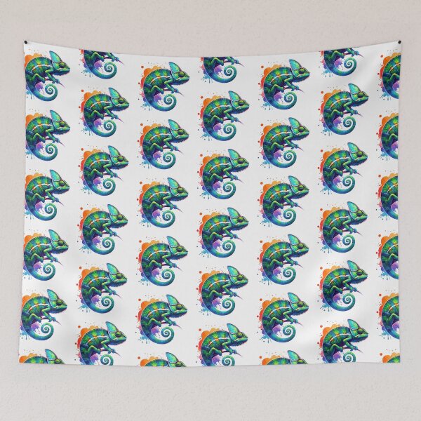 Item preview, Watercolor Veiled Chameleon designed and sold by TheAnimalZ00.