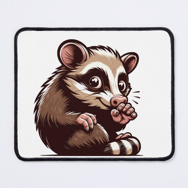 Item preview, Curious Cartoon Possum - Charming Wildlife Art designed and sold by Designowner.