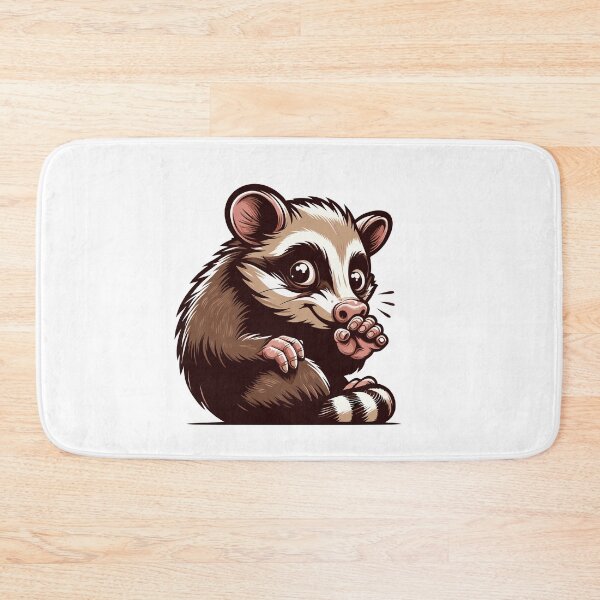 Item preview, Curious Cartoon Possum - Charming Wildlife Art designed and sold by Designowner.